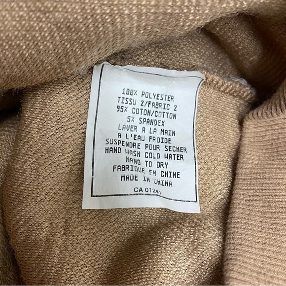 Aaron & Amber Sherpa Cardigan Jacket Size Large - Picture 6 of 6